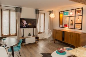 Appartement T2 centre ville clim et parking : photos des chambres