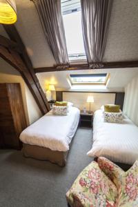 Hotel Ferme De La Raterie : Chambre Lits Jumeaux avec Baignoire