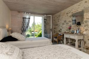 Chambres d'hotes/B&B Chambres d'hotes Larroquiniere : Chambre Lits Jumeaux Confort