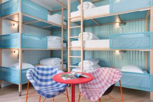 Auberge de jeunesse Hotel Ozz by Happyculture : Lit dans un Dortoir Mixte de 6 Lits