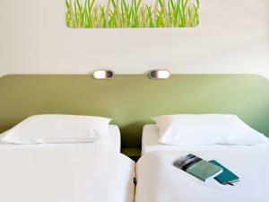 Hotel ibis budget Petite Foret : Chambre Lits Jumeaux