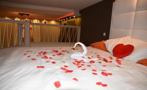 Appartement Loft avec spa privatif : photos des chambres