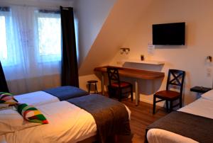 Hotel Restaurant La Couronne : photos des chambres
