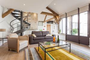 Hebergement Loft cote jardin : Maison de Ville 2 Chambres