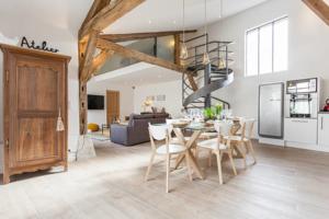 Hebergement Loft cote jardin : photos des chambres