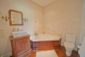 Chambres d'hotes/B&B Chateau Milly : Chambre Double Deluxe avec Baignoire