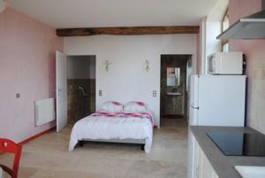 Chambres d'hotes/B&B B&B Domaine de la Poyat : Chambre Double - Accessible aux Personnes à Mobilité Réduite 