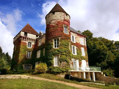 Nervaux Chateau Sleeps 28 Pool WiFi : Hebergement proche de Bélâbre