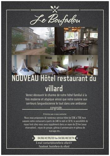 Le Boufadou : Hotel proche de Le Malzieu-Ville