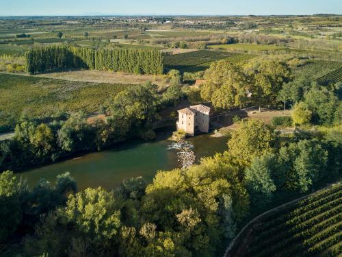 Le Moulin de Pézenas - Pierres d'Histoire : Maisons de vacances proche de Castelnau-de-Guers