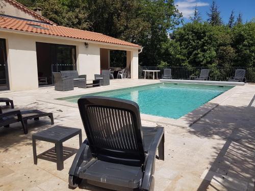 La Casita villa avec piscine prés d'Uzes : Villas proche de Saint-André-d'Olérargues