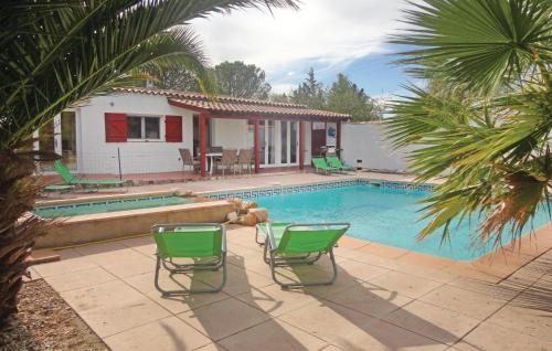 Stunning Home In Aspiran With 4 Bedrooms, Wifi And Private Swimming Pool : Maisons de vacances proche de Brignac