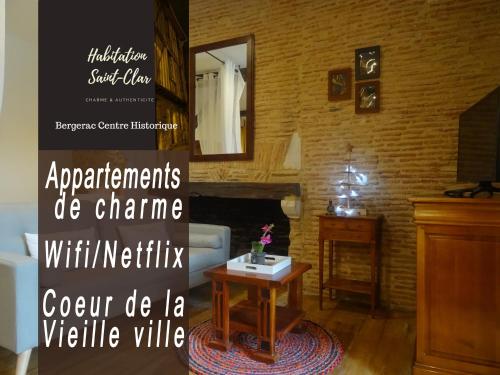 Habitation Saint-Clar Vieille Ville : Appartements proche de Bergerac