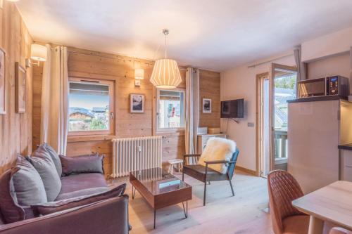 Architect flat with balcony and parking at the heart of Megève - Welkeys : Appartements proche de Megève
