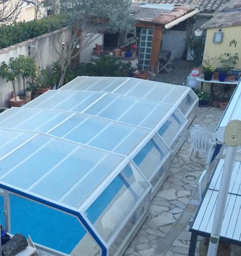 Studio avec piscine partagee jardin clos et wifi a Lunel Viel : Appartements proche de Saint-Geniès-des-Mourgues
