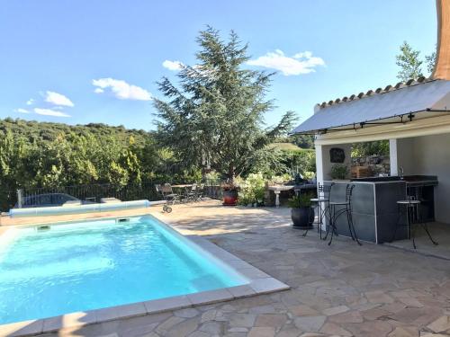 Beautiful villa in Roquebrun with private pool : Villas proche de Saint-Nazaire-de-Ladarez