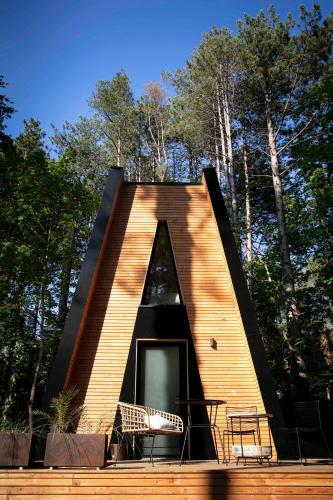 Bain de forêt - Lodges Cosy & Spa : Maisons de vacances proche de Hesdin-l'Abbé