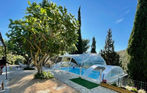 Villa de 3 chambres avec piscine privee jardin clos et wifi a Castelnou : Villas proche de Fourques