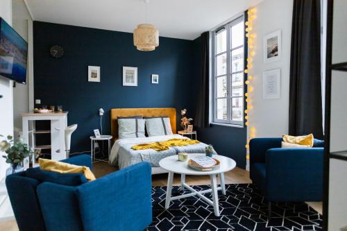 L'inattendu/Studio équipé et confortable : Appartements proche de Saint-Martin-des-Fontaines