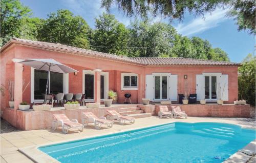 Beautiful Home In Bdarieux With 4 Bedrooms, Wifi And Private Swimming Pool : Maisons de vacances proche de Dio-et-Valquières