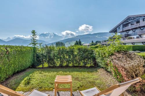 Cosy studio with view on the Mont Blanc mountain in Combloux - Welkeys : Appartements proche de Domancy