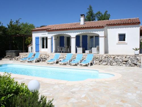 Beautiful villa with spa and private heated pool in the H rault : Villas proche de Labastide-Rouairoux