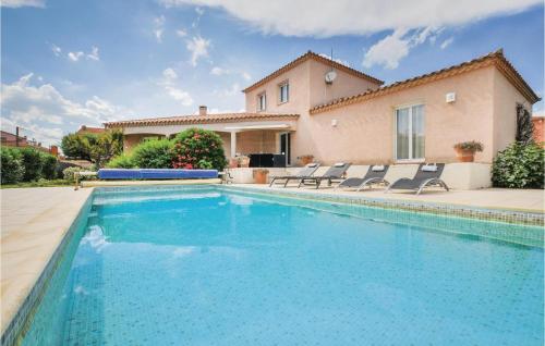 Nice Home In Villelongue With Wifi, Private Swimming Pool And Outdoor Swimming Pool : Maisons de vacances proche de Claira