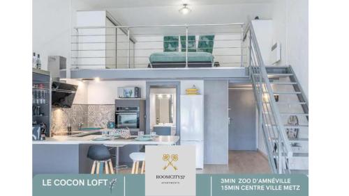 Le Cocon Loft Metz Luxembourg Un-Séjour-à-Part : Appartements proche de Lantéfontaine