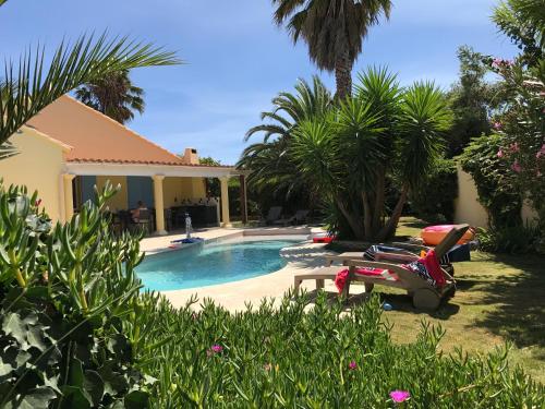 Superbe villa T4 classée 4 étoiles avec piscine privative chauffée 8PALCR : Villas proche de Saint-Cyprien