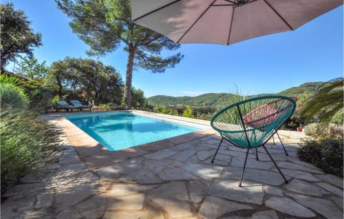 Nice Home In Claviers With 3 Bedrooms, Wifi And Private Swimming Pool : Maisons de vacances proche de Comps-sur-Artuby