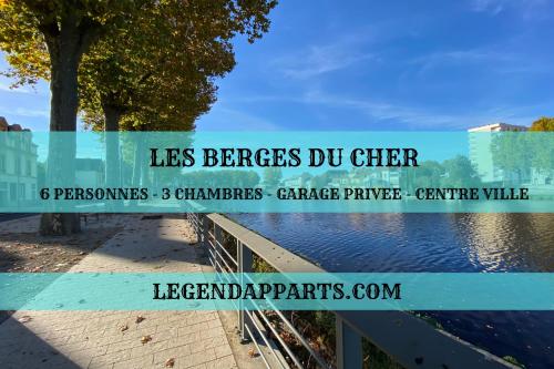 Les Berges du Cher # Centre ville # Parking Privée : Appartements proche de La Chapelaude