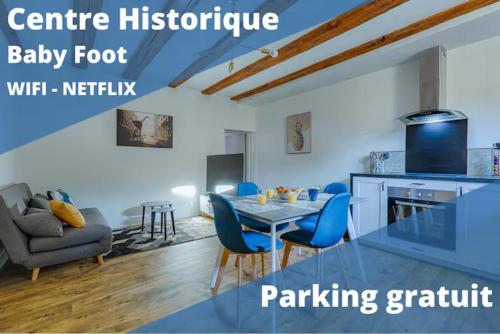 La Ballerine - Baby foot - Centre historique : Appartements proche de Mours-Saint-Eusèbe