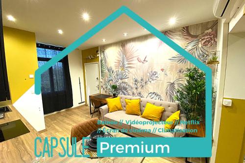 Capsule Premium balnéo & home cinema : Appartements proche de Saint-Saulve