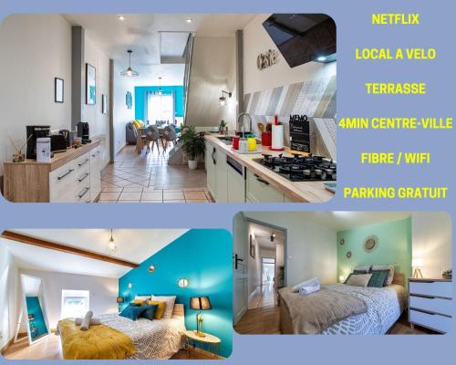 T3 GAILLAC ST-JEAN-Fibre-Netflix-Parking : Appartements proche de Castelnau-de-Montmiral