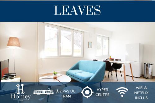 HOMEY LEAVES- NEW / Centre-ville / Proche gare et tramway pour Geneve : Appartements proche d'Annemasse