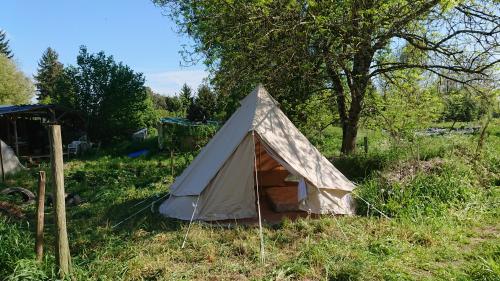 Tente en permaculture pirate : Campings proche de Saint-Germain-et-Mons