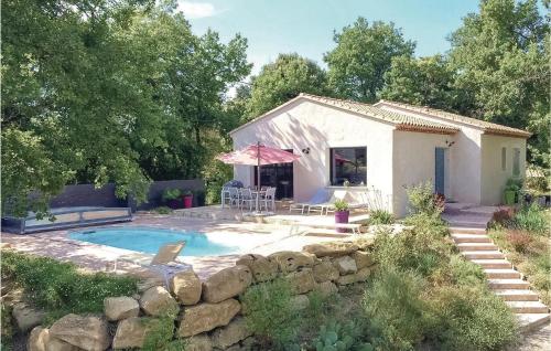 Beautiful Home In St Romain En Viennois With 3 Bedrooms, Private Swimming Pool And Outdoor Swimming Pool : Maisons de vacances proche de Piégon