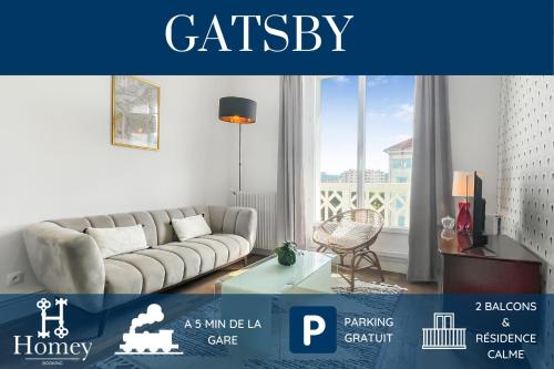 HOMEY GATSBY - New / parking gratuit / proche gare / Balcons privés / Établissement élégant et moderne : Appartements proche de Veigy-Foncenex