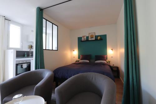 Studio tout confort - Climatisation, parking, wifi : Appartements proche de Gréoux-les-Bains