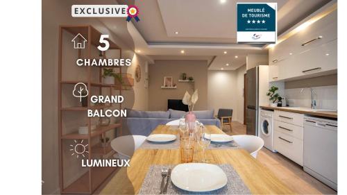 Envie Lyonnaise Location - 10 personnes - Terrasse - WIFI Fibre optique : Appartements proche de Francheville