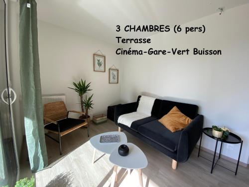 Superbe appart 3 chambres avec grande terrasse : Appartements proche de Le Rheu