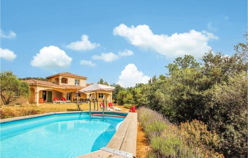 Beautiful Home In St Julien De Peyrolas With Wifi, Private Swimming Pool And Outdoor Swimming Pool : Maisons de vacances proche d'Aiguèze
