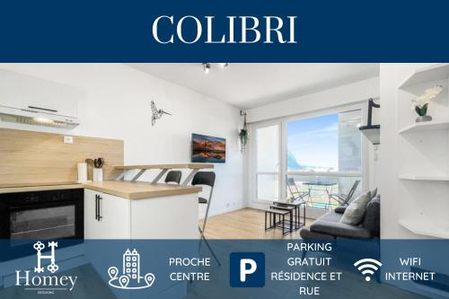 HOMEY COLIBRI - New / Free parking/ Proche Gare Annemasse / Aux portes de GenèveGenève : Appartements proche de Bonne