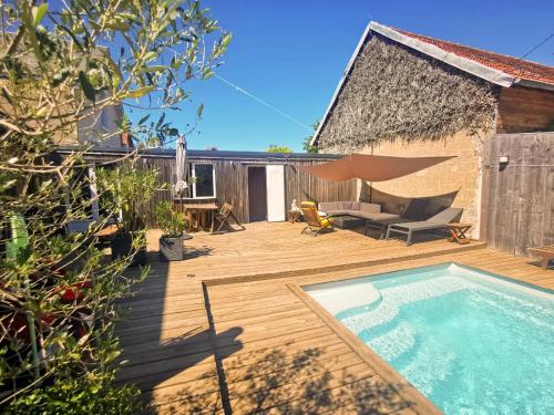 Dépendance au calme avec piscine : Maisons d'hotes proche de Savigny-en-Septaine