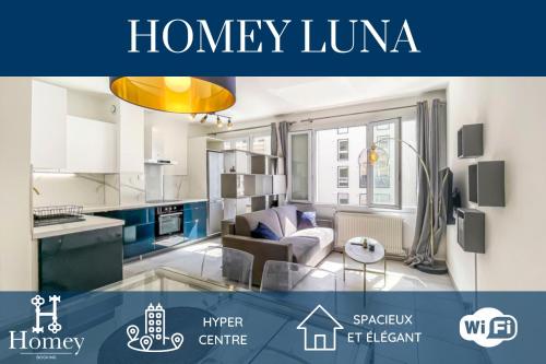 HOMEY LUNA - New / Proche gare : Appartements proche d'Annemasse