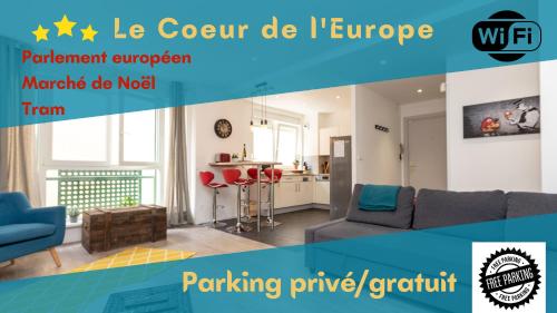 VIEUX SCHILIK / Parking / Tram / Parlement / Proche Strasbourg Centre : Appartements proche de Bischheim