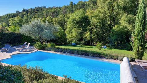 Freundliches Haus mit Pool und großem Garten : Maisons de vacances proche de Sainte-Euphémie-sur-Ouvèze