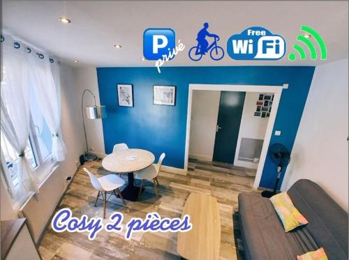 Cosy T2, Parking fermé, 2 Vélos, Wi-Fi : Appartements proche de Vinassan