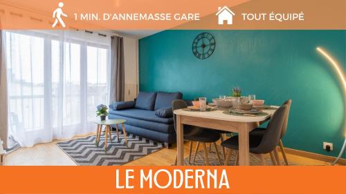 ZenBNB - LE MODERNA - Near Train Station - Spacious - Design : Appartements proche de Ville-la-Grand
