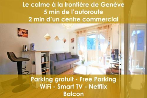 EMbnb - Studio Near Geneva : Appartements proche de Vétraz-Monthoux